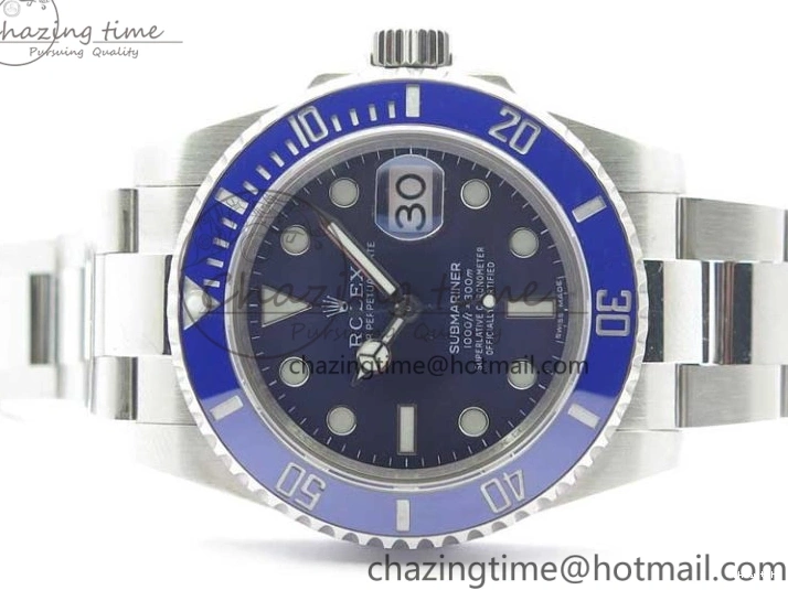 Submariner Ceramic Bp LB Edition 316L Best Dial SA3135 Blue Maker 1:1 V2 Blue on 116619 SS Bracelet 0411